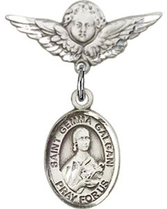St Gemma Galgani Baby Badge - 9130/0735