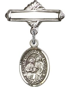 Sts Cosmas & Damian Baby Badge - 9132/0730