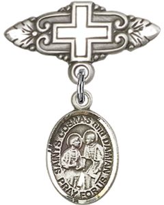 Sts Cosmas & Damian Baby Badge - 9132/0731