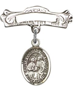Sts Cosmas & Damian Baby Badge - 9132/0732