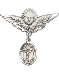 St Sebastian Cheerleading Baby Badge - 9170/0733