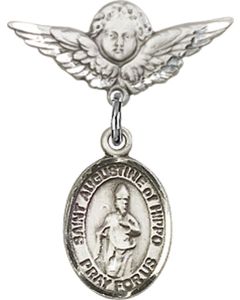 St Augustine of Hippo Baby Badge - 9202/0735