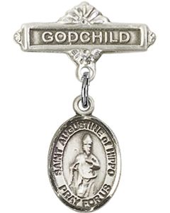 St Augustine of Hippo Baby Badge - 9202/0736