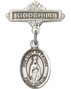Our Lady of Fatima Baby Badge - 9205/0736