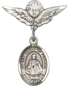 Infant of Prague Baby Badge - 9207/0735
