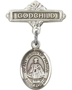 Infant of Prague Baby Badge - 9207/0736