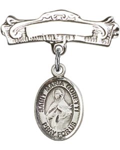 St Maria Goretti Baby Badge - 9208/0732