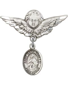 St Maria Goretti Baby Badge - 9208/0733