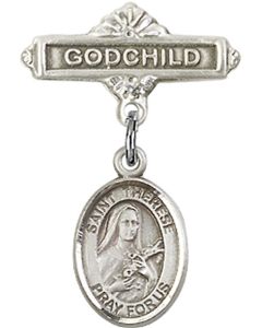 St Therese of Lisieux Baby Badge - 9210/0736