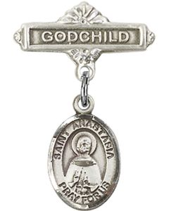 St Anastasia Baby Badge - 9213/0736