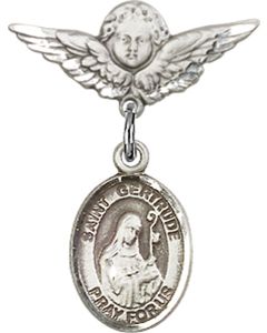 St Gertrude of Nivelles Baby Badge - 9219/0735