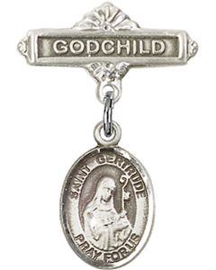 St Gertrude of Nivelles Baby Badge - 9219/0736