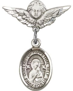 Our Lady of Perpetual Help Baby Badge - 9222/0735