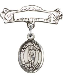 St Victor of Marseilles Baby Badge - 9223/0732