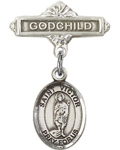 St Victor of Marseilles Baby Badge - 9223/0736