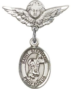 St Stephanie Baby Badge - 9228/0735