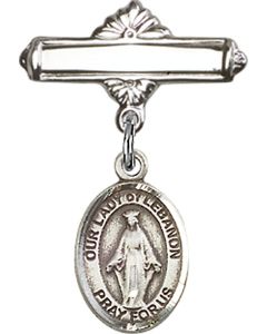 Our Lady of Lebanon Baby Badge - 9229/0730