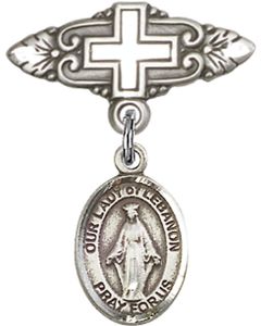 Our Lady of Lebanon Baby Badge - 9229/0731