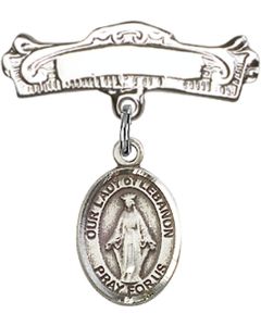 Our Lady of Lebanon Baby Badge - 9229/0732