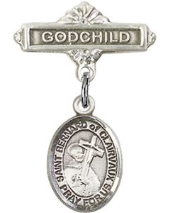 St Bernard of Clairvaux Baby Badge - 9233/0736