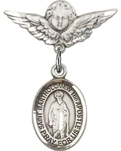 St Bartholomew the Apostle Baby Badge - 9238/0735