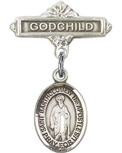 St Bartholomew the Apostle Baby Badge - 9238/0736