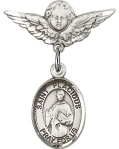 St Placidus Baby Badge - 9240/0735