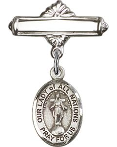 Our Lady of All Nations Baby Badge - 9242/0730