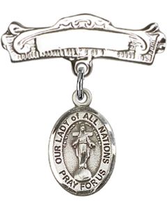 Our Lady of All Nations Baby Badge - 9242/0732