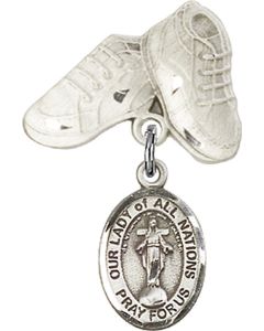 Our Lady of All Nations Baby Badge - 9242/5923
