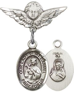 Our Lady of Mount Carmel Baby Badge - 9243/0735