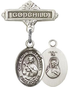 Our Lady of Mount Carmel Baby Badge - 9243/0736