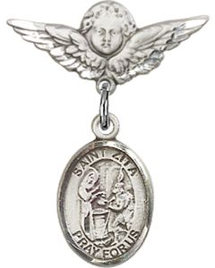 St Zita Baby Badge - 9244/0735
