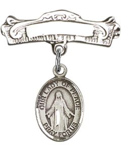 Our Lady of Peace Baby Badge - 9245/0732