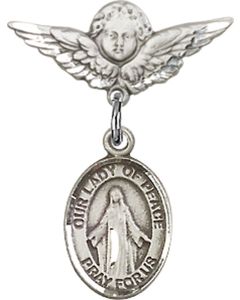 Our Lady of Peace Baby Badge - 9245/0735