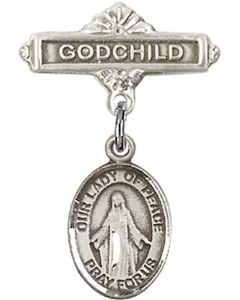 Our Lady of Peace Baby Badge - 9245/0736