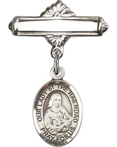 Our Lady of the Railroad Baby Badge - 9247/0730
