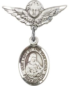 Our Lady of the Railroad Baby Badge - 9247/0735