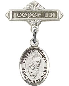 Blessed Trinity Baby Badge - 9249/0736