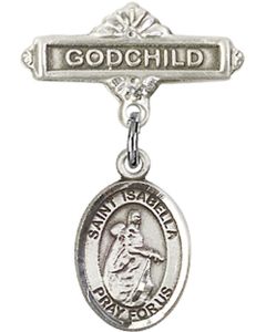 St Isabella of Portugal Baby Badge - 9250/0736