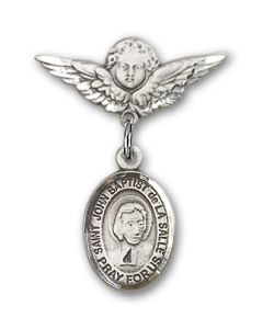 St John Baptist de la Salle Baby Badge - 9262/0735