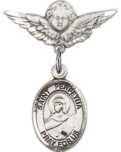 St Perpetua Baby Badge - 9272/0735