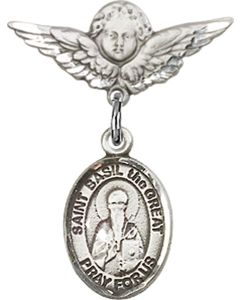 St Basil the Great Baby Badge - 9275/0735