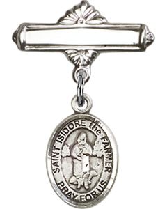 St Isidore the Farmer Baby Badge - 9276/0730