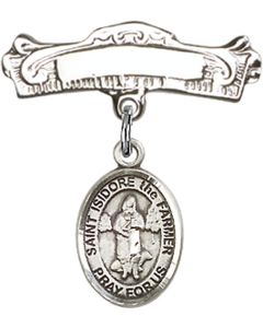 St Isidore the Farmer Baby Badge - 9276/0732