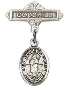 St Isidore the Farmer Baby Badge - 9276/0736