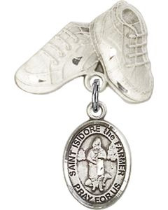 St Isidore the Farmer Baby Badge - 9276/5923