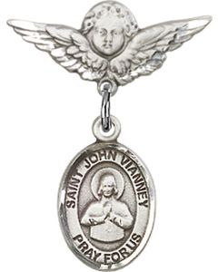 St John Vianney Baby Badge - 9282/0735