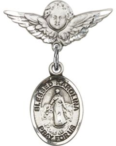 Blessed Karolina Kozkowna Baby Badge - 9283/0735
