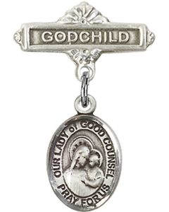 Our Lady of Good Counsel Baby Badge - 9287/0736